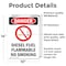 Signmission Diesel Fuel Flammable Danger Sign, Vinyl Decal, 10in W x 14in L, 2PK OS-2PACK-DS-D-1014-V-1128 - alternate 2
